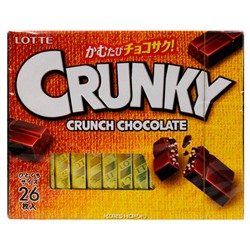Хрустящий шоколад Экселлент Crunky Lotte (набор), Япония, 119,6 г