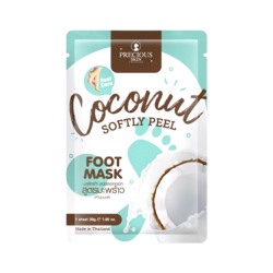 Мягкая пилинг-маска для ног Precious Skin Thailand Coconut Softly Peel Foot Mask 30g_