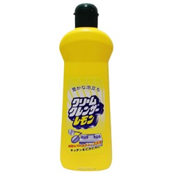 Чистящее средство с полирующими частицами и ароматом лимона Cream Cleanser Nihon, Япония, 400 г Акция