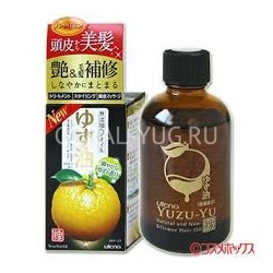 UTENA Масло для волос "YUZU-YU" с витамином Е аромат цитрус с витамином Е бут 60мл/36