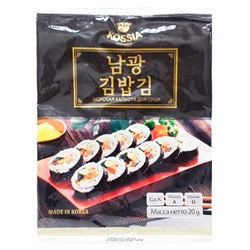 Морская капуста нори для суши Kossia, Корея, 20 г.,