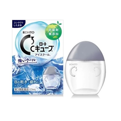 Rohto C3 Ice Cool Глазные капли витаминизированные, ОХЛАЖДАЮЩИЕ, индекс 7, 13 мл