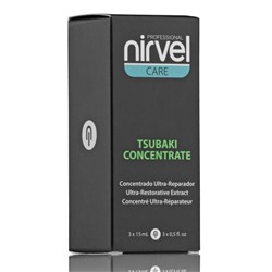Концентрат для восстановления волос Nirvel Professional Tsubaki, 3 шт. по 15 мл