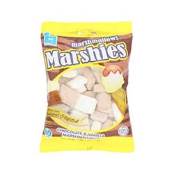 Мягкий зефир-маршмеллоу "Шоколад-ваниль" Marshies от Markenburg 80 гр / Markenburg Marshies Marshmallows Chocotale vanilla 80g