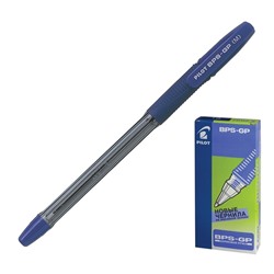 Ручка шариковая Pilot BPS-GP, резиновый упор, 1.0мм, масляная основа, стержень синий