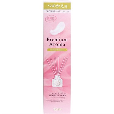 ST SHOSHURIKI  Premium Aroma, Освежит воздуха д/комнаты (наполнитель +палочки) с ароматом "Urban Romance" сменный блок 50ml