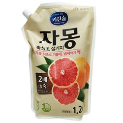 Жидкость для мытья посуды "Сочный грейпфрут" Rich Bubble Mukunghwa, Корея, 1,2 л