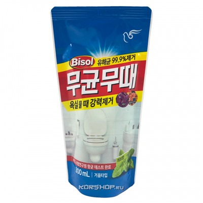 Чистящее средство для ванной комнаты с ароматом трав Bisol Pigeon м/у, Корея, 300 мл Акция