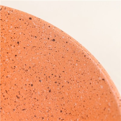 Салатник "Гранит", оранжевый, красная глина, 0.7 л