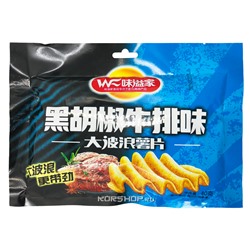 Рифленые чипсы со вкусом говядины Lyj, Китай, 40 г