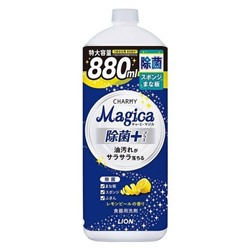 LION Средство д/мытья посуды "Charmy Magica+" (концентр, с ар. цедры лимона) крышка 880мл
