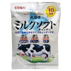 Мягкая молочная карамель Ribon, Япония, 66 г