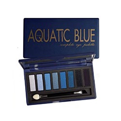 Палетка теней Aquatic Blue с маслами авокадо и макадамии от Mistine / Mistine Aquatic Blue Complete Eye Palette