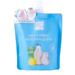 Скраб для тела с молоком и лимоном BABY BRIGHT MILK & LEMON BODY BATH SCRUB 250G