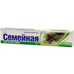 Зубная паста Семейная «Кедровый эликсир», 100 г
