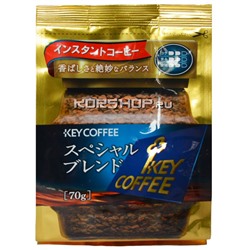 Натуральный растворимый кофе (особый вкус) Key Coffee м/у, Япония, 70 г