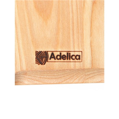 Доска разделочная Adelica «Пикничок», 15×15×1,8 см, пропитано минеральным маслом, берёза
