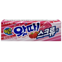 Жевательная резинка со вкусом яблока и клубники Whatta Big Bubble Gum Lotte, Корея, 23 г Акция