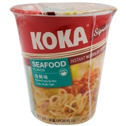 Лапша б/п со вкусом морепродуктов Signature Koka, Сингапур, 70 г