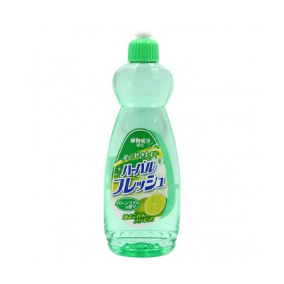 Mitsuei cредство для мытья посуды, фруктов и овощей аромат лайма бутылка-дозатор 600мл