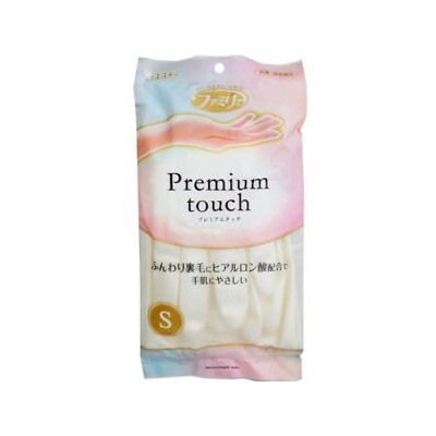 Перчатки ST Family для хозработ Premium touch с гиалуроновой кислотой размер S  белые 1 пара  0