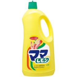 LION Mama Lemon Средство для мытья посуды аромат лимона 2150 мл сменная бутылка