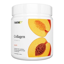 1WIN Коллаген + витамин C со вкусом персика, 180 г