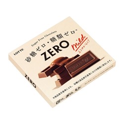 Lotte ZERO Молочный Шоколад без сахара, 5 порций * 50 гр.