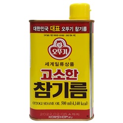 Нерафинированное кунжутное масло Ottogi, Корея, 500 мл