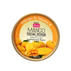 Фруктовый скраб для лица Banna Манго 100 грамм/ Banna facial scrub Mango100 gr