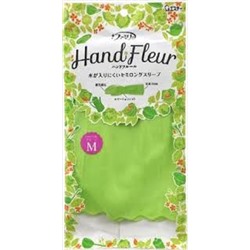 Перчатки ST Family HAND FLEUR для хозработ ультратонкие размер М зеленые винил 1 пара  60