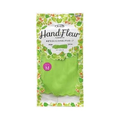 Перчатки ST Family HAND FLEUR для хозработ ультратонкие размер М зеленые винил 1 пара  60