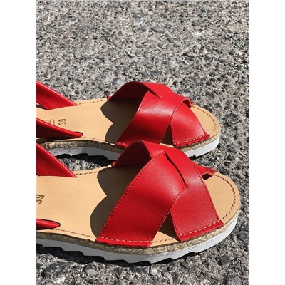 Zapatos Cruz-Yute rojo