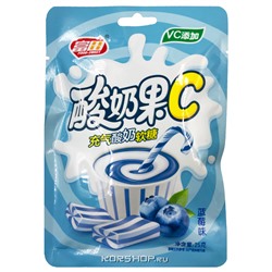 Жевательные конфеты со вкусом черники Sweet VC Food, Китай, 25 г