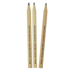 Набор 3 штуки карандаш чернографитный Koh-I-Noor 1538, 6B Jumbo, эскизный, плоский (4157780)