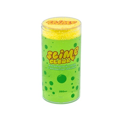 Игрушка ТМ «Slime» Clear-slime «Изумрудный город» с ароматом черники, 250 г