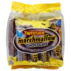 Зефир маршмеллоу с шоколадным вкусом Twisties Markenburg (5 г*24 г), Филиппины, 120 г Акция