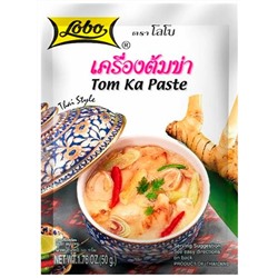 Приправа-паста для приготовления  тайского супа "Том-кха" 50 гр. Lobo Tom Ka Paste 50 gr.