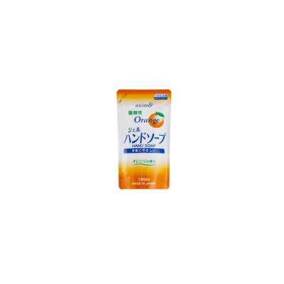 Слабокислотное мыло "Animo Hand Soap" для рук (аромат апельсина) 190 мл, сменная упаковка / 30