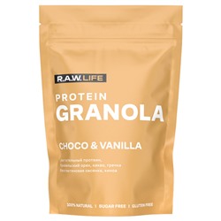 Гранола протеиновая "PROTEIN GRANOLA CHOCO & VANILLA" Raw Life, 220 г