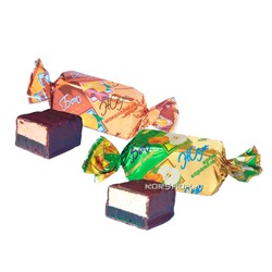 Конфеты без сахара бон-желе со вкусом карамели и шоколада «Дуэт», 190 г