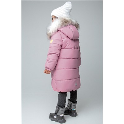 Crockid, Зимнее пальто для девочки с утеплителем Crockid