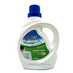 Жидкое средство для стирки постельного белья, эффект глубокого очищения Deep Cleansing Fragrance Liquid Weiqi, Китай, 2.08 кг