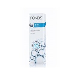 Суперочищающая пенка для умывания Pond` 100 мл  / Pond`s complete solution acne clear white facial foam 100 ml
