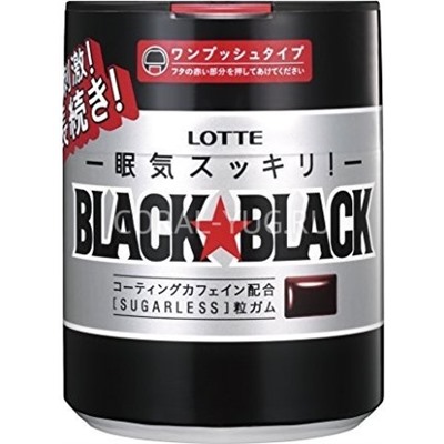 Жевательная резинка Black Black Gum Bottle Бодрящая свежесть банка 140 гр