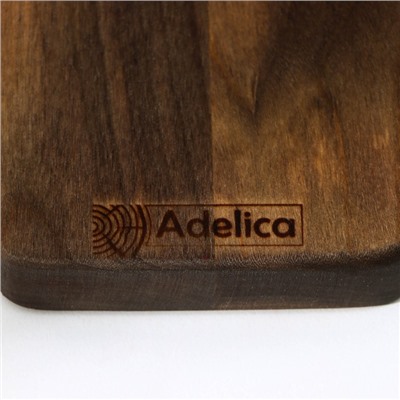 Подставка для столовых приборов Adelica, 23×8×1,8 см, окрашен в тёмный цвет, берёза
