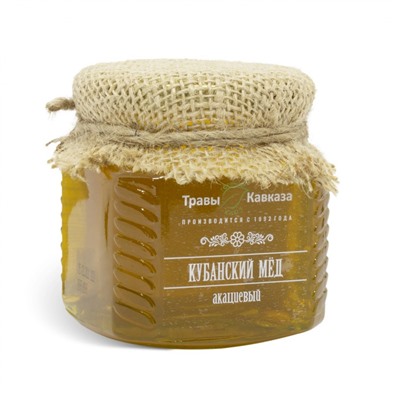 Мед натуральный кубанский акациевый, 350 г