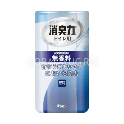 Ароматизатор ST Shoushuuriki для туалета жидкий дезод без запаха флакон с регулятором интен 400мл/18