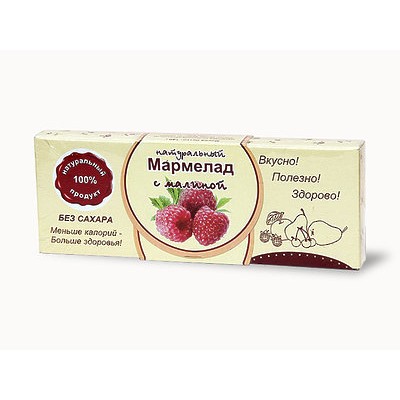 Мармелад натуральный "Малина" 140г