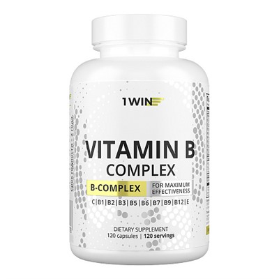 1WIN Комплекс витаминов группы B, 120 капсул